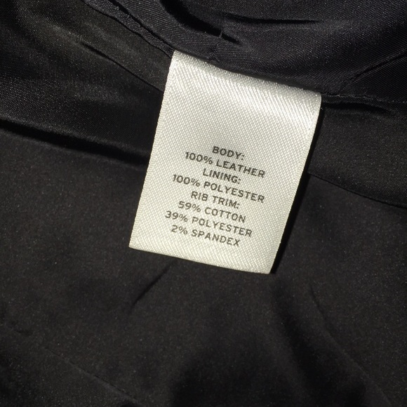 Halogen NORDSTROM BRAND Real Leather 2 color asymmetric zip jacket - Picture 7 of 8